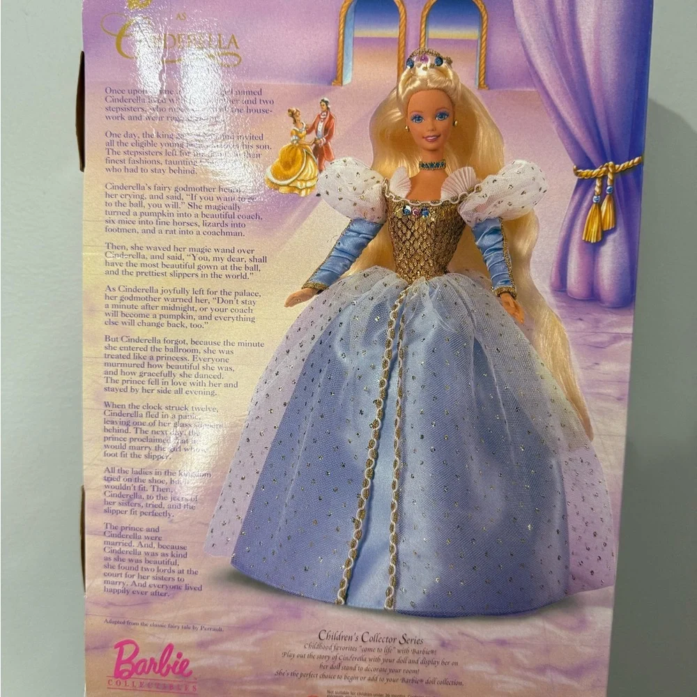 BARBIE As Cinderella Doll‎ 1996 Collector Edition Fairy Tale Mattel